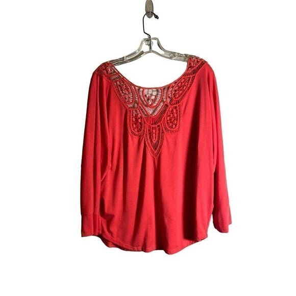 ROMAN Fashion Women's Pink Top Size 1X - Picture 5 of 7